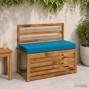 Cuscino per panchina SOEST 100% Poliestere Azzurro 949528