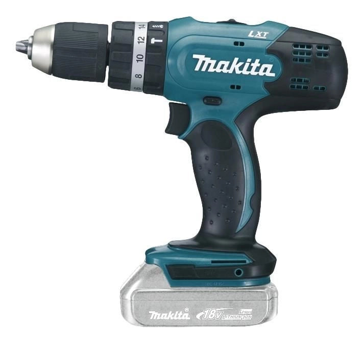 Makita DHP453Z trapano Senza chiave 1,7 kg Nero, Verde, Argento