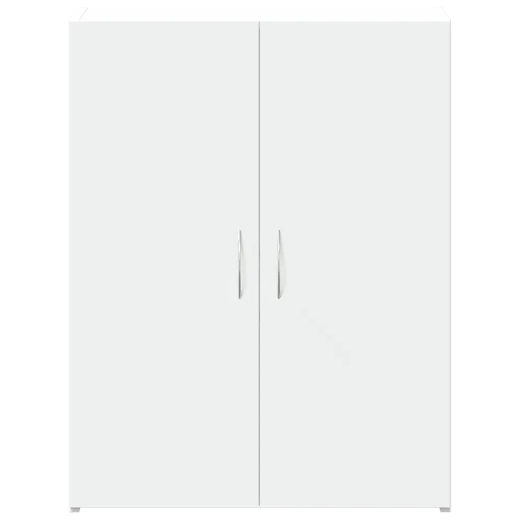 Schedario Bianco 60x32x77,5 cm in Legno Multistrato 840765