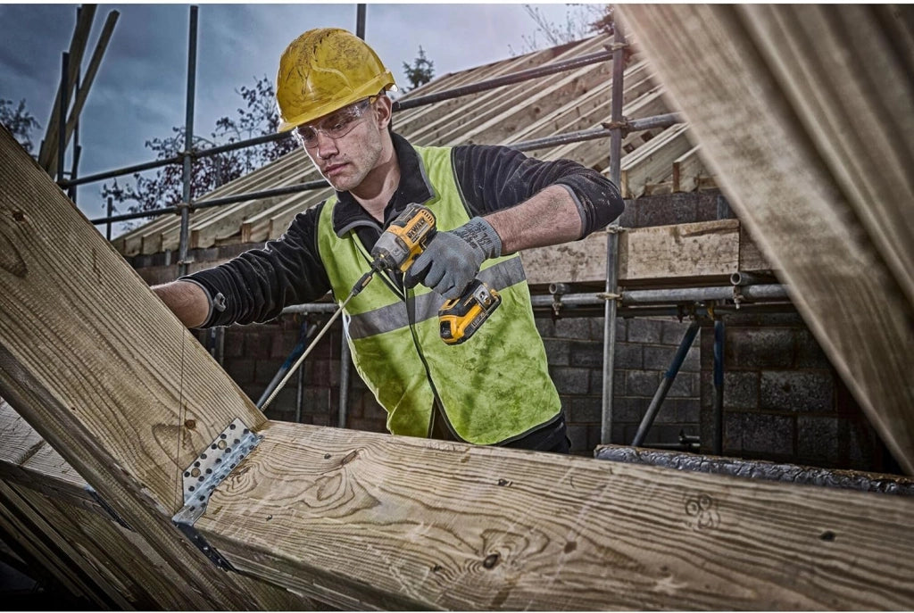 DEWALT DCK383P2T-QW Kit Di 3 Strumenti 18 V, Trapano Avvitatore Compatto, Avvitatore A Urti E Meuleuses