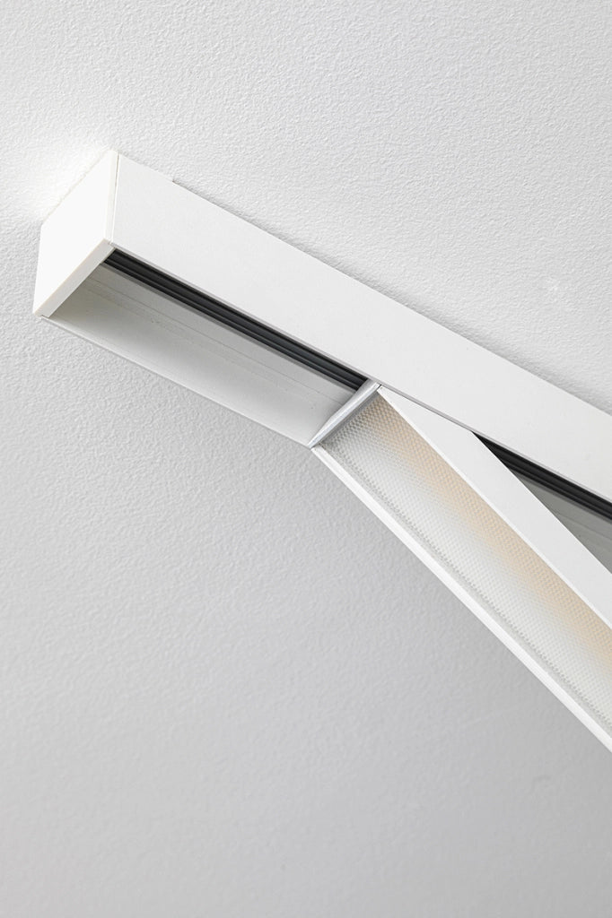 TELCO - Luce Lineare LED 24W Monofase per Binario, Nero, 3000K-4000K CCT Switch, CRI90, IP20 - Rossini Group