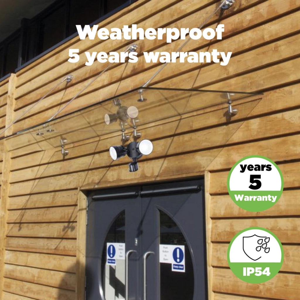 Applique esterna SHRIMP Lutec nera LED 15W sensore