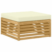 Poggiapiedi da Esterno Legno di Acacia Massello Bianco CFW2612819