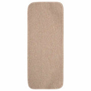 Tappetini Scale 15 pz | Gradini per Scale 60x25 cm Beige Antiscivolo Rettangolari