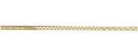 Profilo Doccia Pendenzato 120cm Brush Gold sinistra