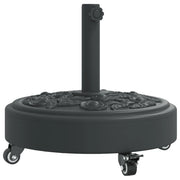 Base per Ombrellone con Ruote per Pali ?38/48 mm 27 kg Rotonda CFW7198810