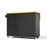 Isola da cucina con piano pieghevole; mobile contenitore; cassetto; ruote bloccabili; per cucina; 130 × 70 × 93 cm