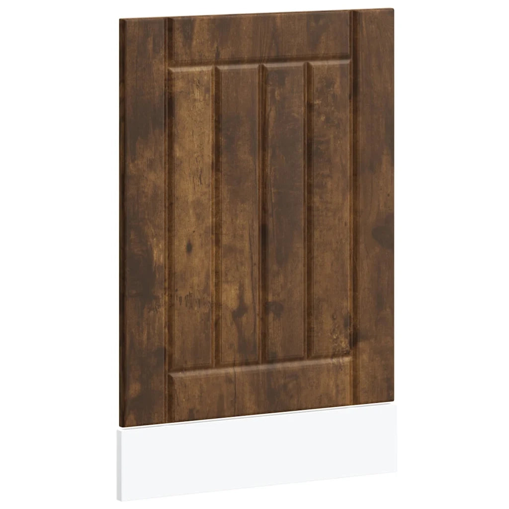 Pannello Lavastoviglie Lucca Rovere Fumo in Legno Multistrato 853892