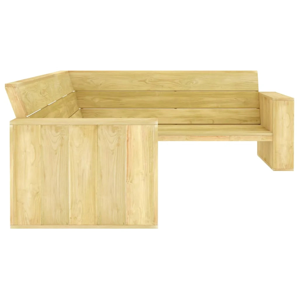 Set di mobili da giardino mobili da esterno set da 2 pezzi legno di pino impregnato 02_0015910