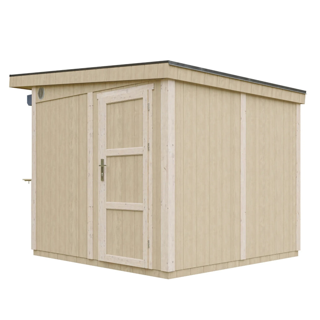 Chiosco esterno Premium - 5,9m?² - H240x248x305 cm - Timbela M950