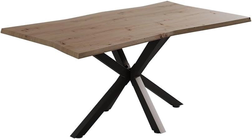 Tavolino da caffè Yan, Artigiano, 110 x 50 cm, con ripiano e struttura stabile