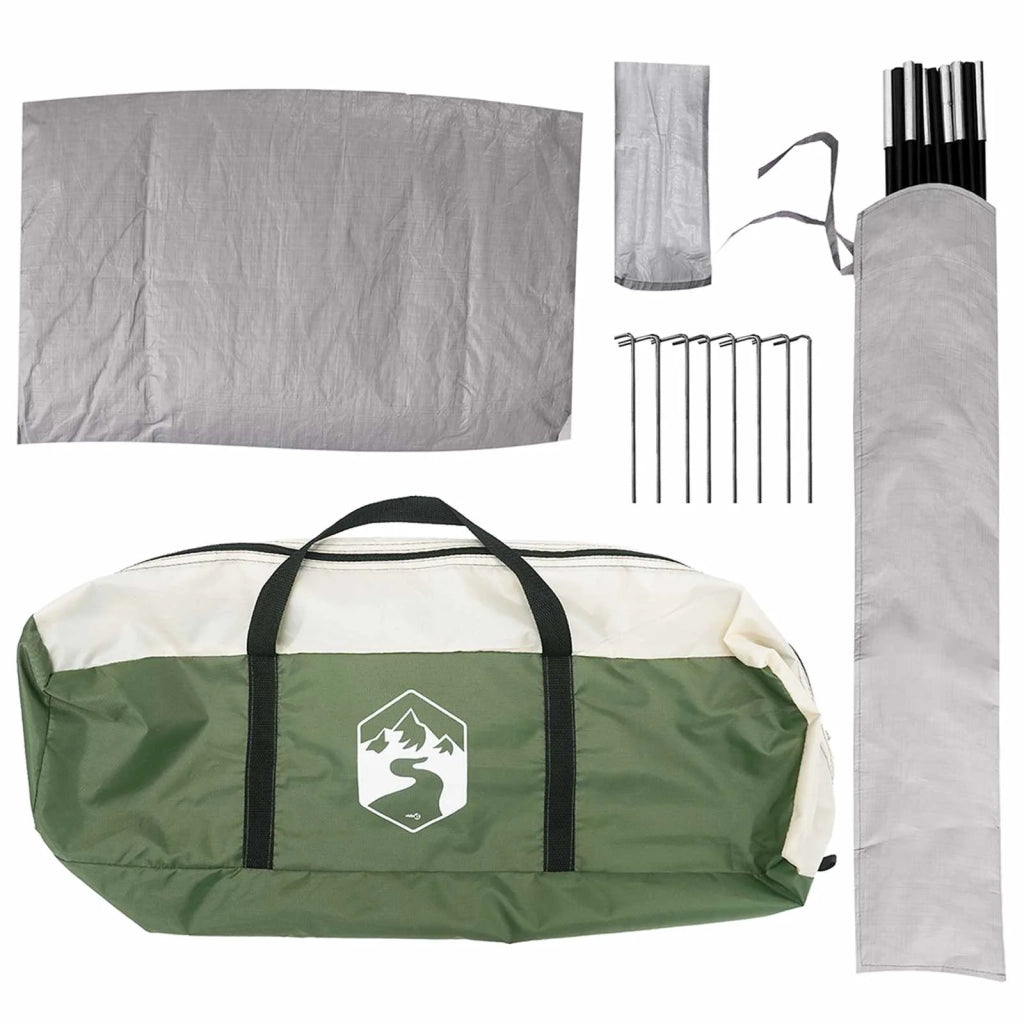 Tenda da auto Verde 239 x 210 x 210 cm Poliestere e Acciaio 42028535