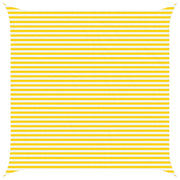 Vela Parasole | Telo Ombra | Vela da ombra solare Giallo e Bianco 5 x 5 m