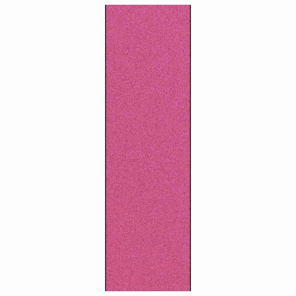 Zerbino d'ingresso moderno rettangolare 120 x 400 cm antiscivolo per interni/esterni in poliammide rosa 02_0057946