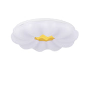 Plafoniera LED Ariva tonda 40cm bianca oro 23W 4000K
