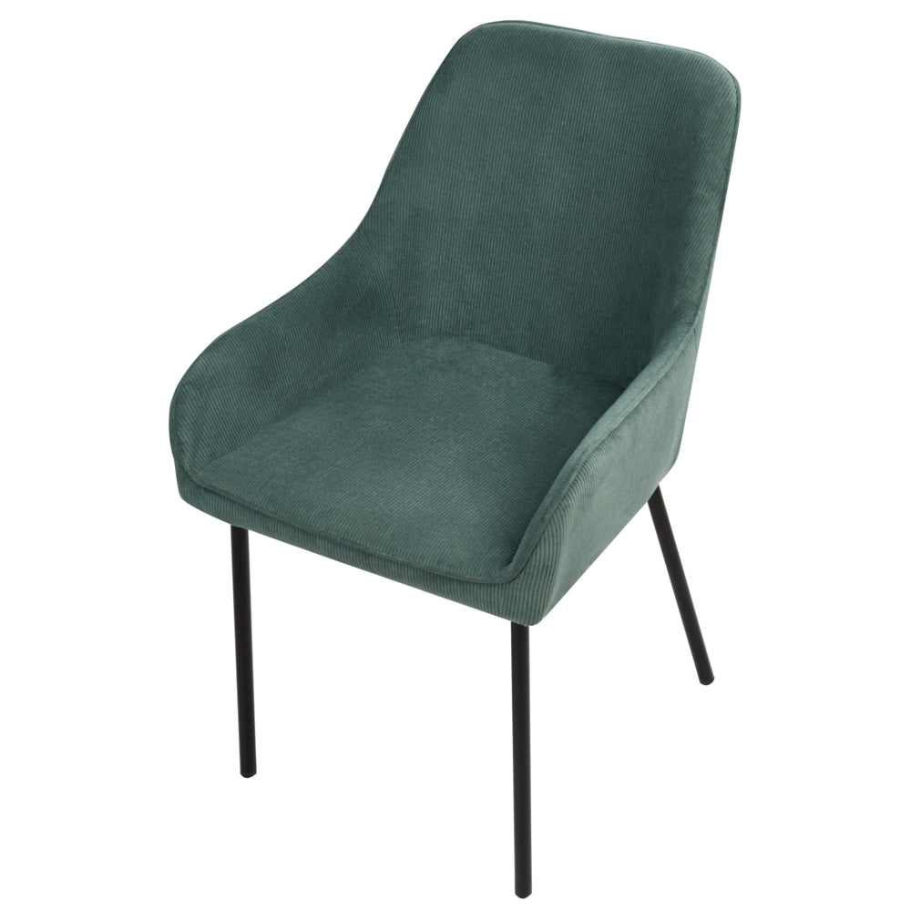 Set di 2 Sedie da Pranzo con Rivestimento in corda Verde chiaro glamour retrò