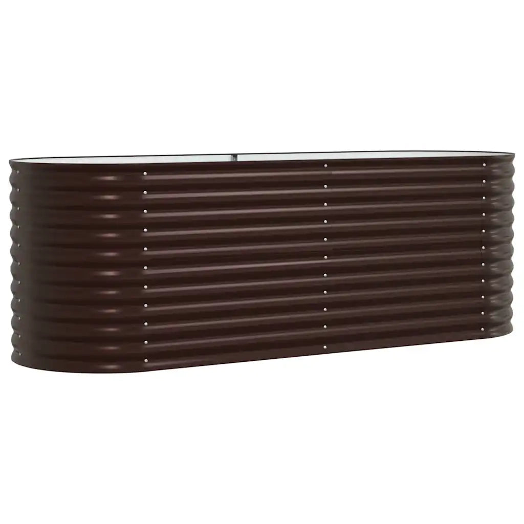 Letto Rialzato Marrone 240 x 80 x 81 cm Acciaio 42008134