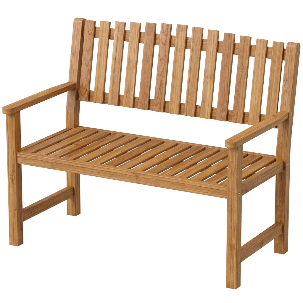 Panchina da Giardino 2 Posti ¨C zephmum ¨C Legno Acacia Naturale