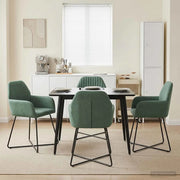 Sedie da pranzo 4 pz Velluto Verde Mare 55 x 50 x 84 cm 3428382