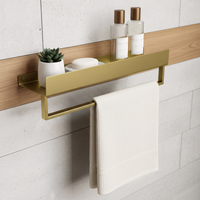 Mensola Da Bagno Sf01 45cm Gold Brush