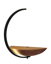 Lampada da Parete Roseg 9,5W LED Integrato 3000K, Struttura in Metallo e Legno Nero, Regolazione Luce al Tocco, IP20 - Roseg