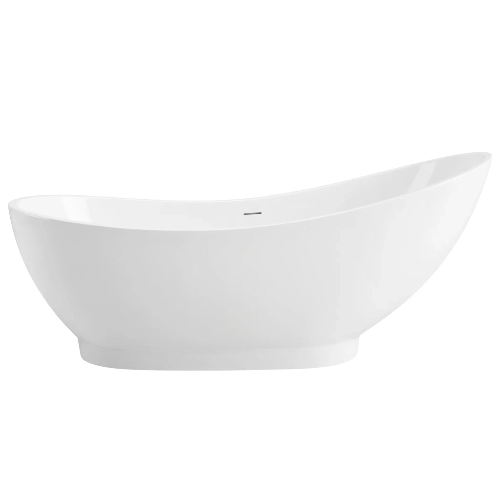 Vasca Da Bagno Freestanding Rea Sorento 180 Copritappo nero