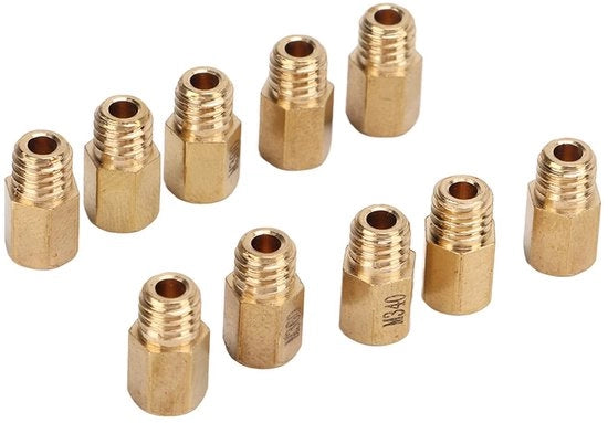 Set di sprinkler per capotasto - Sostituzione per VM TM TMX - Ottone - 10 pezzi - Alta precisione - Costruzione robusta - Spruzzatori per carburatori