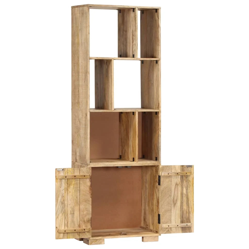 Scaffale mobile mobile di design libreria 180 cm legno massello di mango 2702067/2