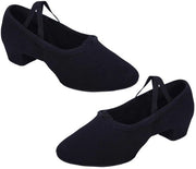 Scarpette da ballo - Pelle - Scarpe da ballo - Taglie 36/37/38/39/40/41 - Adatte per adulti/ragazze - Forma comoda al piede - Adatte per yoga/tango