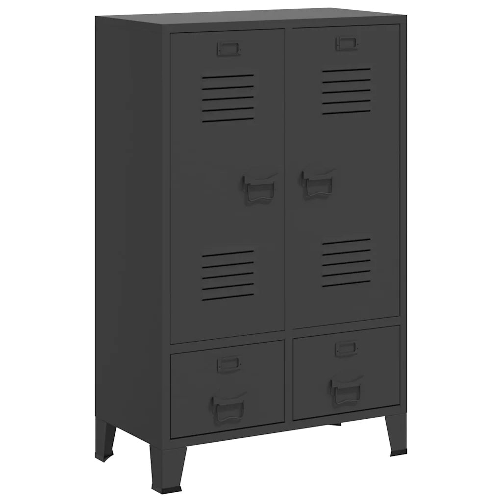 Armadio Industriale Antracite 67x35x107 cm in Acciaio 339612