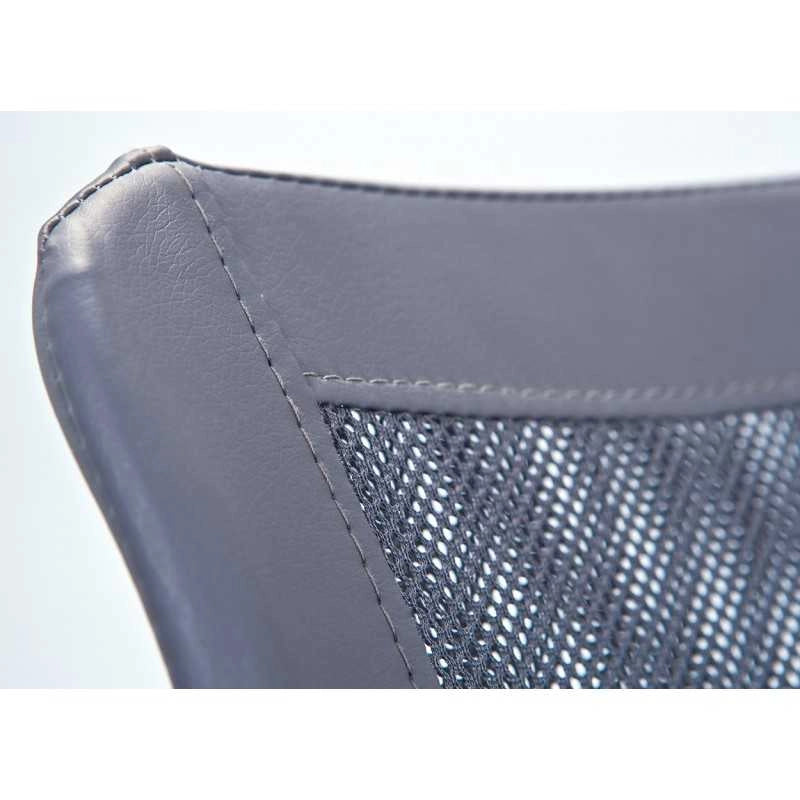 Sedia ufficio Grigio Inter Link con ruote regolabile in altezza Dim. 43x56x88-98h