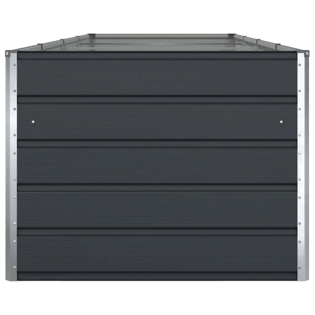 Fioriera Antracite 195 x 100 x 45 cm Acciaio zincato