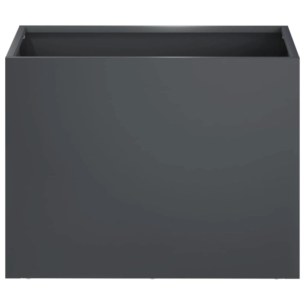Vaso da giardino 2 pz Antracite 40 x 30 x 30 cm 8005195