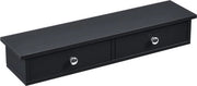 Pannello da parete - Con 2 prese - MDF - 60x15x10 cm - Nero