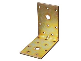 PIASTRA DI GIUNZIONE AD ANGOLO PESANTE LARGHEZZA MM.50- - mm.80x80x50 - 25 pezzi