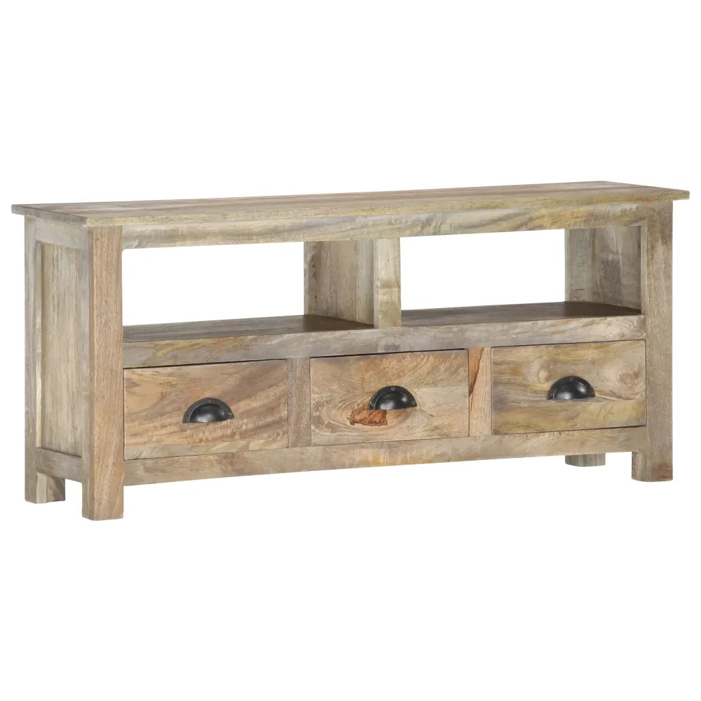 Mobile Porta TV 110x30x50 cm in Legno Massello di Mango cod mxl 17744