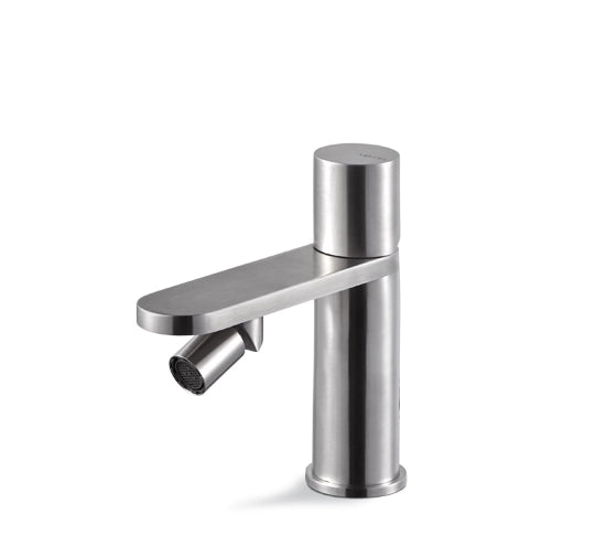 Miscelatore bidet senza scarico acciaio inox Vema VENY STEEL V29071 Satinato