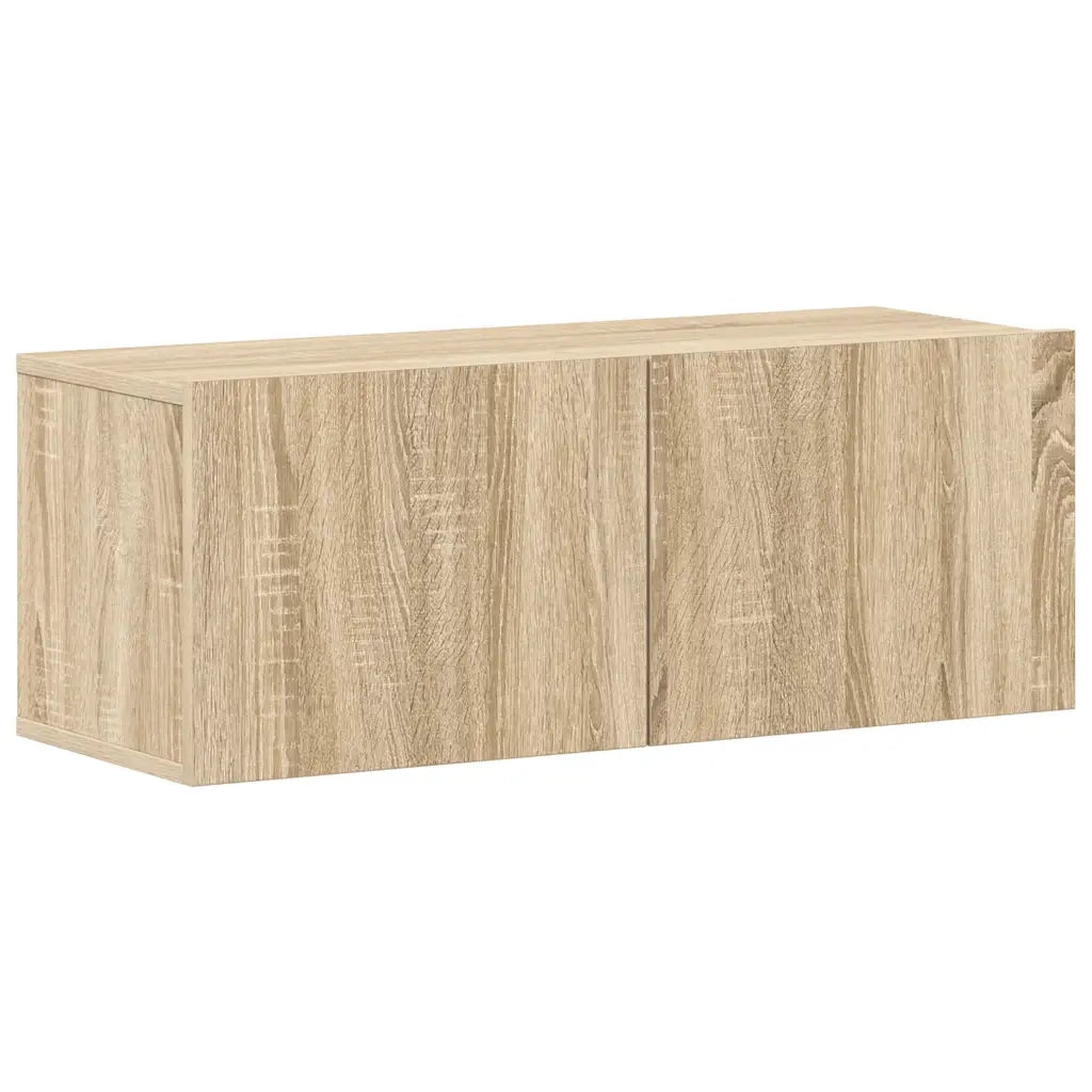 Set di Mobili TV 4 pz Rovere Sonoma in Legno Multistrato 3078981