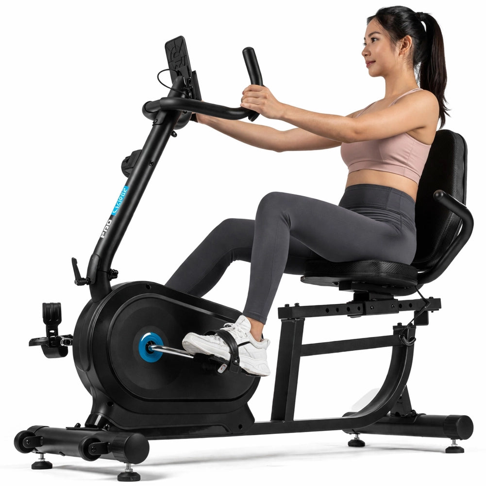 Cyclette Magnetica da Casa Bici da Allenamento Fitness con Sedile Regolabile