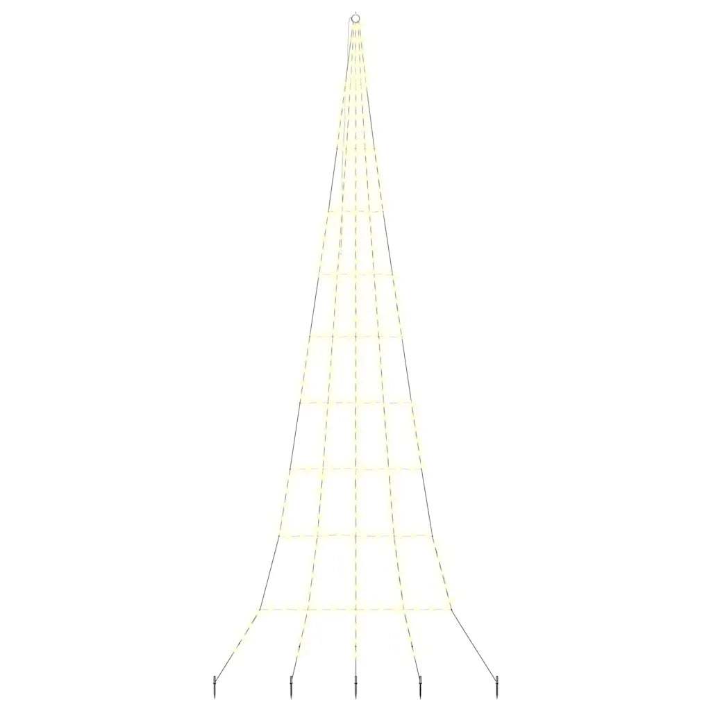 Albero di Natale LED con picchetti per il terreno 511 cm 42018745