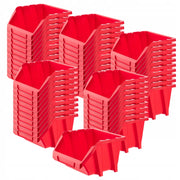 Set di 50 vassoi portaoggetti KADAX per officina, dimensioni 272x238 mm.