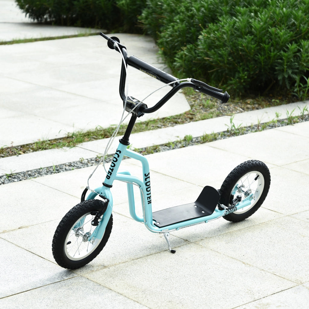 Monopattino per Bambini ¨C zephmum ¨C Blu, Metallo, Ruote 12 Pollici