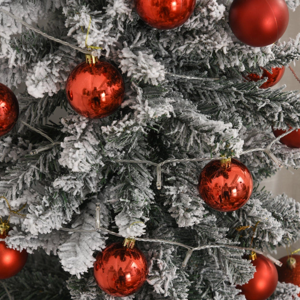 Albero di Natale Artificiale Innevato 180 cm 390 Rami  Pino Verde