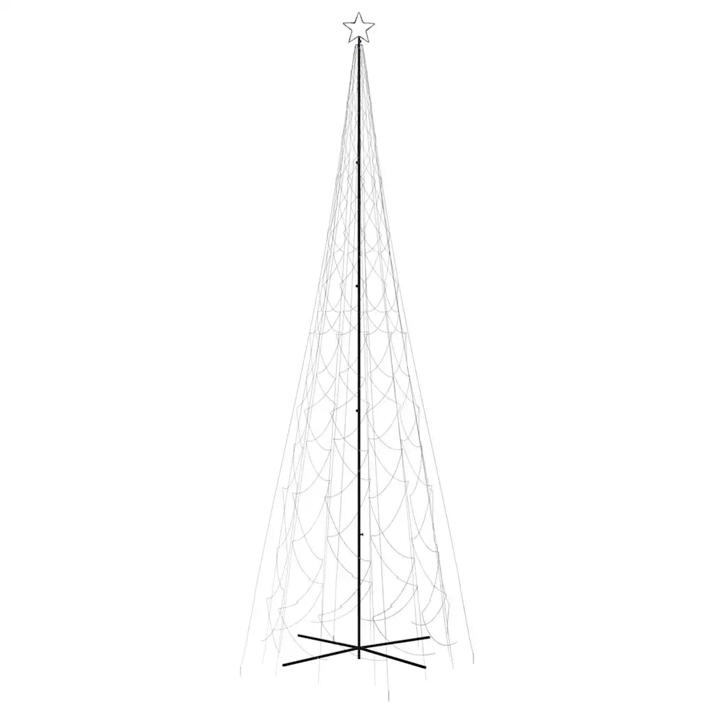 Albero di Natale a Cono-Luci decorative natalizie Bianco Freddo 3000 LED 230x800 cm