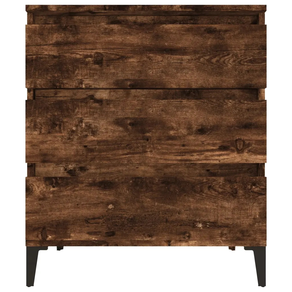 Credenza-Buffet-Armadio da cucina Rovere Fumo 60x35x70 cm in Legno Multistrato 548089