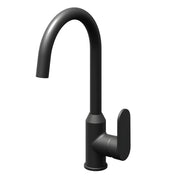 Miscelatore monocomando lavello cucina canna orientabile sofia installazione rapida *** finitura- nero opaco, confezi...