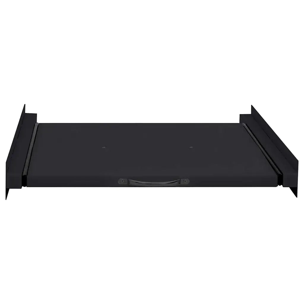 Mensola Intermedia per Lavatrice Nero 60 x 60 x 8 cm Acciaio