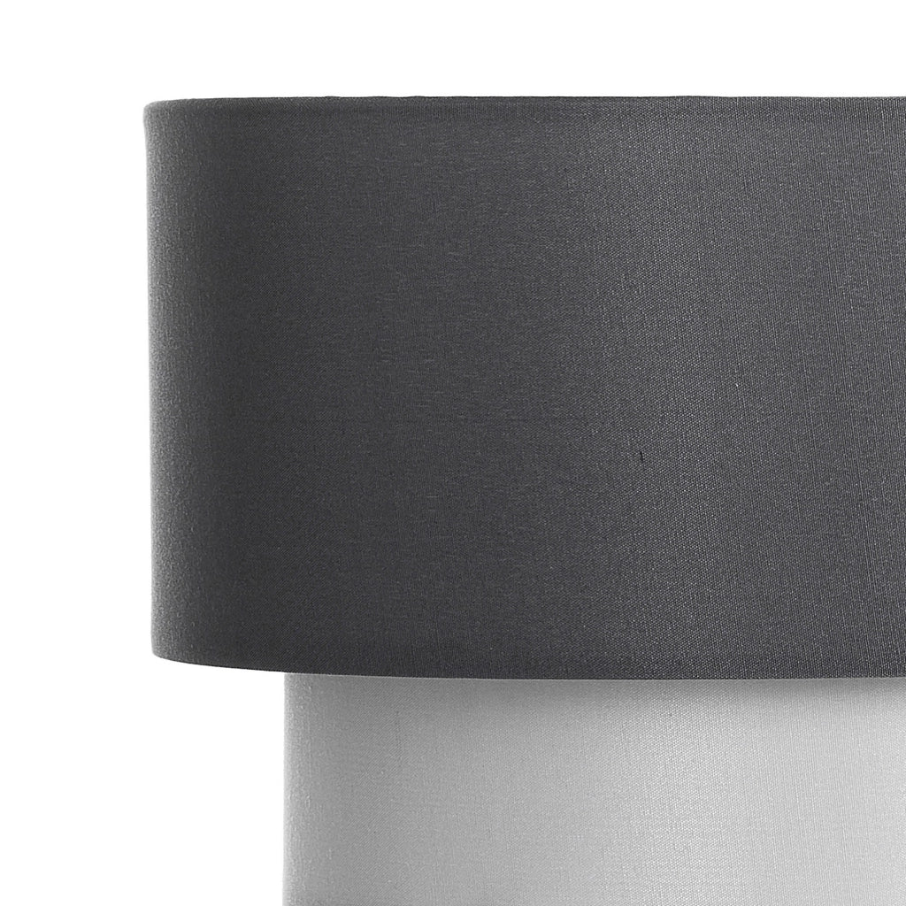 Lampada da tavolo LILIA in vetro e metallo nero opaco
