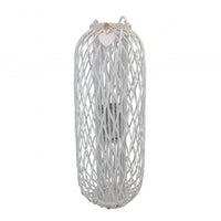 Lanterna Alexane   in Vimini Bianco