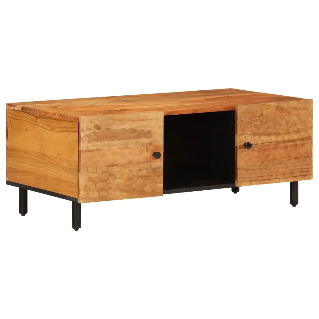 Tavolino 100x54x40 cm in Legno Massello di Acacia 356867
